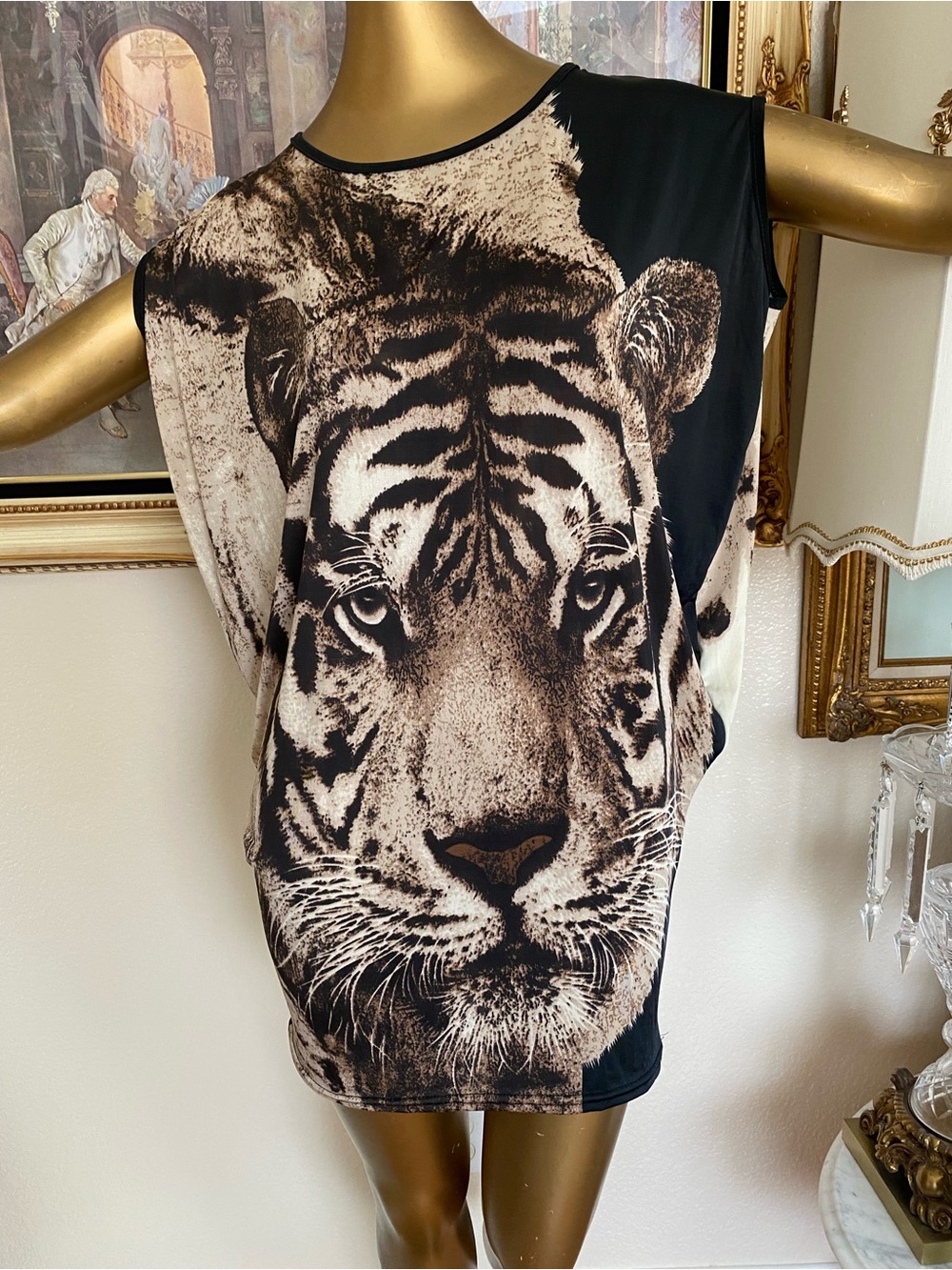 Zanzea Lion Print Dress